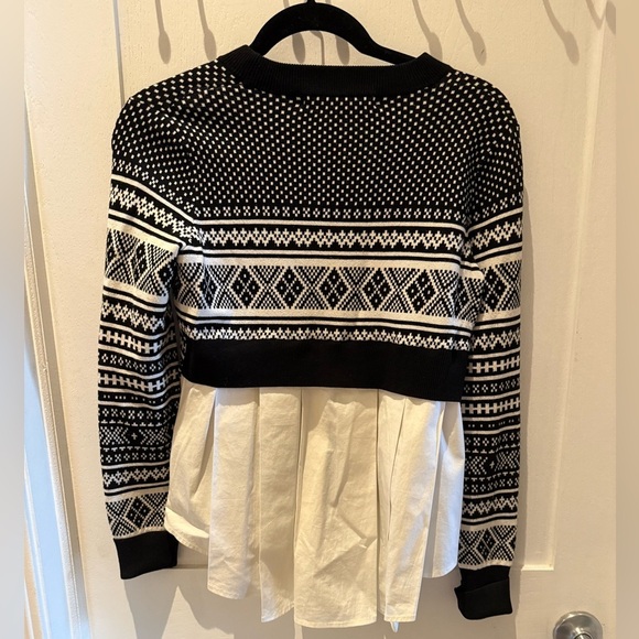 Veronica Beard Preppy Black and White Sweater Size XS - Picture 4 of 4